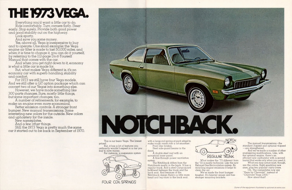 1973 Chevrolet Vega Canadian Brochure Page 3